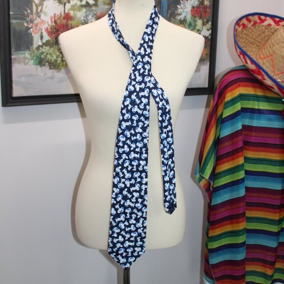 Snoopy Men's Neck Tie ~ Blue / Joe Cool / Sunglasses - Picture 4 of 6